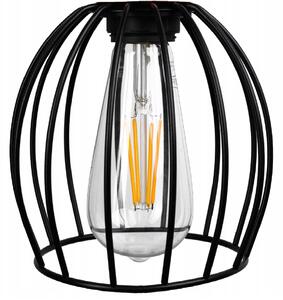 BERGE Stínidlo lustrové lampy Wire ball ČERNÁ