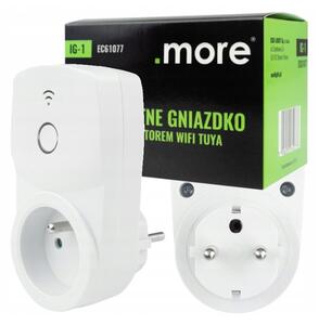 ECOLIGHT Múdra zásuvka s Tuya WiFi programátorom