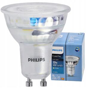 LED žiarovka Philips GU10 - 3,5 W - 255Lm - teplá biela 2700K - CorePro Premium