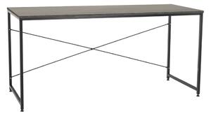 KONDELA Písací stôl, betón/čierna, 150x60 cm, MELLORA