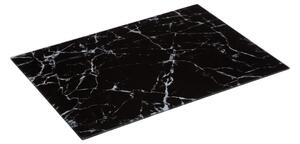 Doska na krájanie Glass Marble, čierna, 40x30 cm