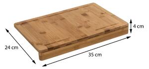 5five Simply Smart Doska na krájanie Edge, bambus, 35x24 cm