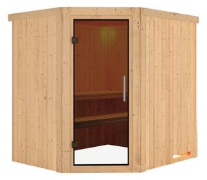Interiérová fínska sauna 196 x 170 cm Dekorhome