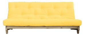 Žltá Variabilná pohovka Fresh – Clear lacquered/Yellow 82 × 200 × 100 cm KARUP DESIGN