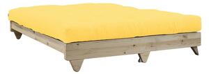 Žltá Variabilná pohovka Fresh – Clear lacquered/Yellow 82 × 200 × 100 cm KARUP DESIGN