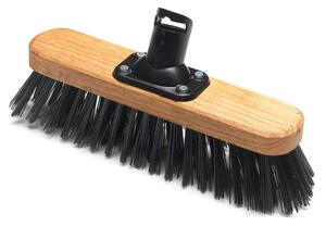 Hlavica na zmeták s tuhými vláknami z recyklovaného plastu Addis Varnished, 27,5 cm