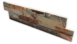 Alfistone kamenný obklad, Multicolor břidlice BL003, tloušťka 1 - 2 cm, rozměry: 15 x 60 cm