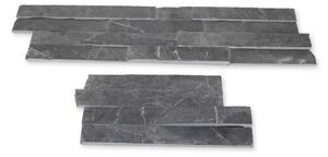 ALFIstyle Kamenný obklad roh, čierna bridlica, hrúbka 1,5-2,5cm ES001ROH