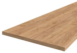 KONDELA Pracovná doska, K003, hrúbka 3,8 cm, dub craft zlatý