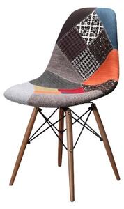 Jedálenská stolička PATCHWORK - škandinávsky štýl