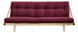 Červená Variabilná pohovka Jump – Clear lacquered/Bordeaux 70 × 203 × 106 cm KARUP DESIGN