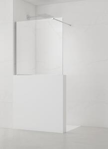 Sprchová zástěna SAT Walk-in 100x100 cm na nižšiu priečku SATBWIS100PR