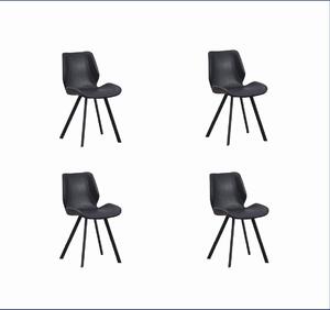 SADA STOLIČIEK 4 kus MID.YOU - Stoličky, Online Only