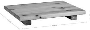 Sada nočných stolíkov z borovicového dreva Dock – 5 × 34 × 45 cm KARUP DESIGN