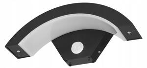 LED vonkajšie nástenné svietidlo s čidlom LED/10W/230V IP54 čierne