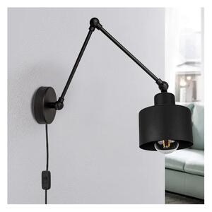 Nástenná lampa 1xE27/20W/230V čierna