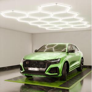 LED stmievateľné stropné svietidlo HEXAGON LED/570W/85-265V 5000K CRI 90 IP54 biele