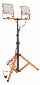LED reflektor so stojanom 2xLED/50W/230V 4500K IP65 oranžový