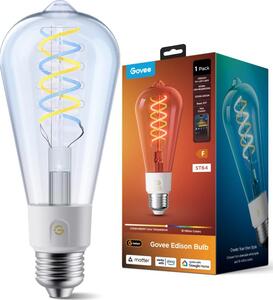 Govee - LED RGBWW Stmievateľná žiarovka Smart MATTER ST64 E27/5W/230V 2700-6500K Wi-Fi