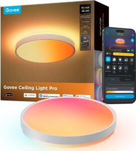 Govee - LED RGBICWW stmievateľné stropné svietidlo LED/55W/230V pr. 46 cm Matter Wi-Fi
