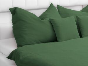 Biante Detské mušelínové posteľné obliečky do postieľky Nature MSN-011 Lesná zelená Do postieľky 100x135 a 40x60 cm