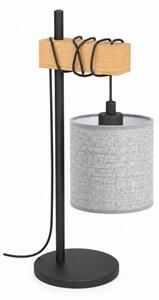BRILAGI - Stolná lampa NUBILA 1xE27/40W/230V hnedá/čierna/šedá