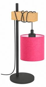 BRILAGI - Stolná lampa NUBILA 1xE27/40W/230V hnedá/čierna/ružová