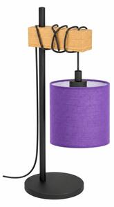 BRILAGI - Stolná lampa NUBILA 1xE27/40W/230V hnedá/čierna/fialová