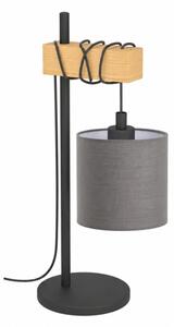 BRILAGI - Stolová lampa NUBILA 1xE27/40W/230V hnedá/čierna/antracit