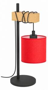 BRILAGI - Stolná lampa NUBILA 1xE27/40W/230V hnedá/čierna/červená