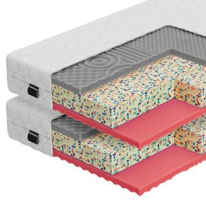 KONDELA Matrace, set 2 ks, 18 cm, 90x200 cm, ARONY