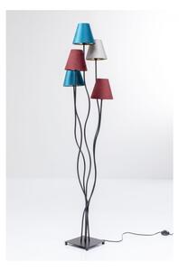 KARE DESIGN Stojaca lampa Flexible Velvet Black – 5 svetel 163 × 40 × 35 cm