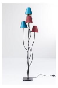 KARE DESIGN Stojaca lampa Flexible Velvet Black – 5 svetel 163 × 40 × 35 cm