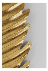 KARE DESIGN Sada 2 ks – Dekorácia na stenu Leaf – zlatá, 196 cm 195,5 × 34,5 × 2 cm