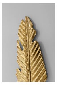 KARE DESIGN Sada 2 ks – Dekorácia na stenu Leaf – zlatá 92 cm 91,5 × 26 × 2 cm