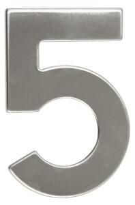 Domové číslo "5", RN.95L, nerez