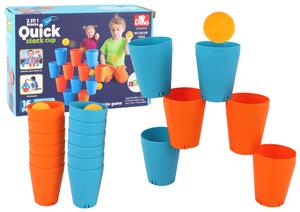LEAN TOYS Zmyslové herné hrnčeky 3v1 kreatívne