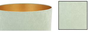 Závesné svietidlo Mediolan, 1x pistáciové/zlaté textilné tienidlo, (výber z 2 farieb konštrukcie), (fi 40cm)