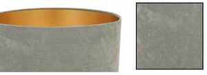 Závesné svietidlo MEDIOLAN, 1x olivové/zlaté textilné tienidlo, (fi 40cm)