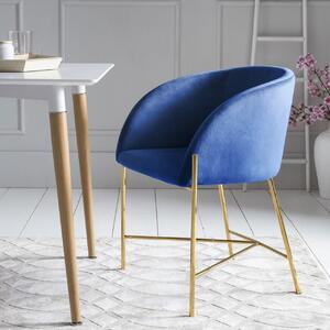 Modrá Stolička 86,5 × 50 × 62,5 cm SALESFEVER
