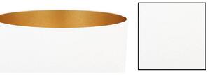 Závesné svietidlo Mediolan, 1x biele/zlaté textilné tienidlo, (výber z 2 farieb konštrukcie), (fi 44cm)