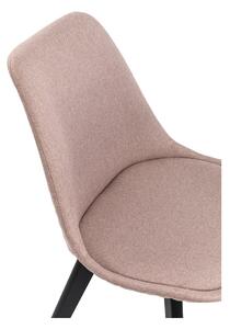 Jedálenská stolička – ružová – sada 2 ks 49 × 56,5 × 84 cm SALESFEVER