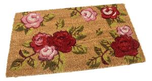 Kokosová čistiaca rohož Roses 35 x 60 x 1,7 cm, hnedá