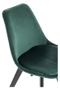 Zamatová jedálenská stolička – – set 2 ks 49 × 56,5 × 84 cm SALESFEVER
