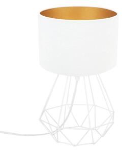 Stolná lampa Mediolan, 1x textilné tienidlo (výber z 10 farieb), (výber zo 4 farieb konštrukcie), g