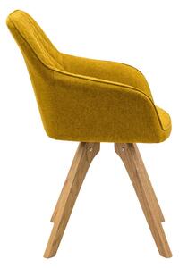 Jedálenská stolička – žltá – set 2 ks 59 × 61 × 88 cm SALESFEVER
