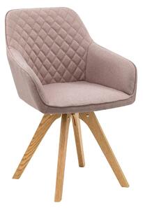 SALESFEVER Jedálenská stolička – ružová – set 2 ks 59 × 61 × 88 cm
