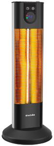 Infračervený ohrievač Solaris Terra 1500W s časovačom - čierna
