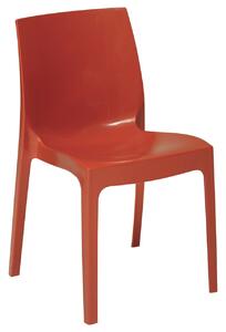 Dizajnová plastová stolička 52 × 50 × 81 cm