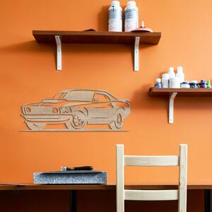 DUBLEZ | Drevený obraz auta na stenu - Ford Mustang